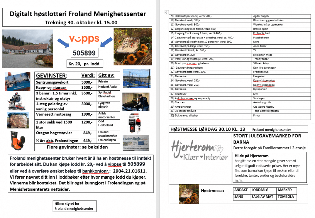 HØSTLOTTERI og messe 4